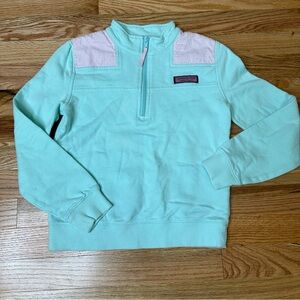 GUC VINEYARD VINES size Small 7/8 Blue and Pink Shep Shirt